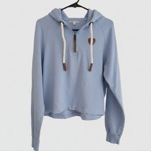 Wanakome Light Blue Cowl Neck Sweater